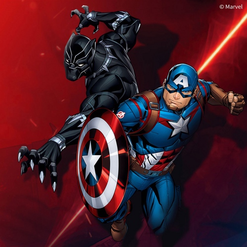 Выдвижной светящийся поводок PETKIT Telescopic Traction Rope The Marvel Version Captain America