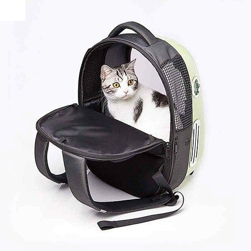 Переноска-рюкзак для кошек Xiaomi PETKIT Fresh Wind Cat Backpack P7701 (Зеленый)