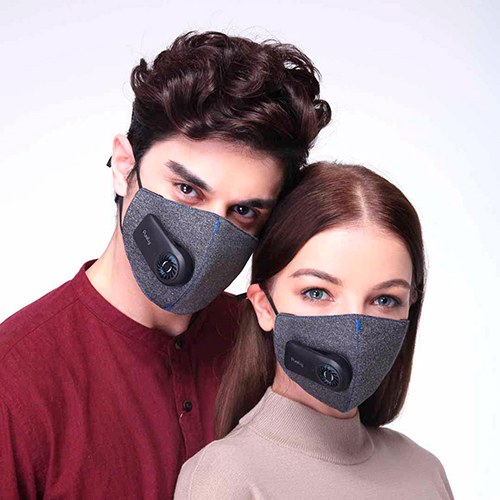 Маска-респиратор Purely AntiPollution Air Mask Серый