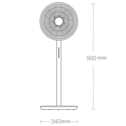 Напольный вентилятор Xiaomi SmartMi Pedestal Fan 3 (Европейская версия)