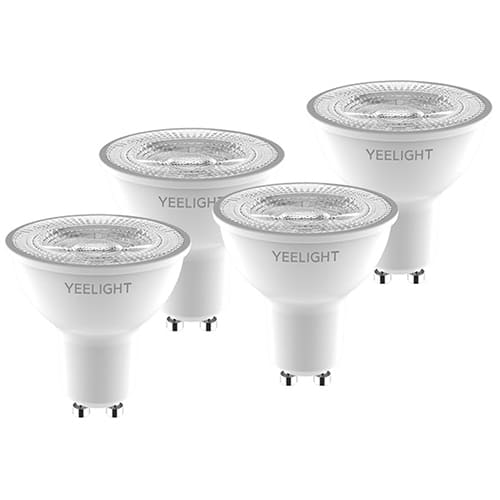 Упаковка умных ламп 4 шт. Yeelight GU10 Smart Bulb W1 (YLDP004)
