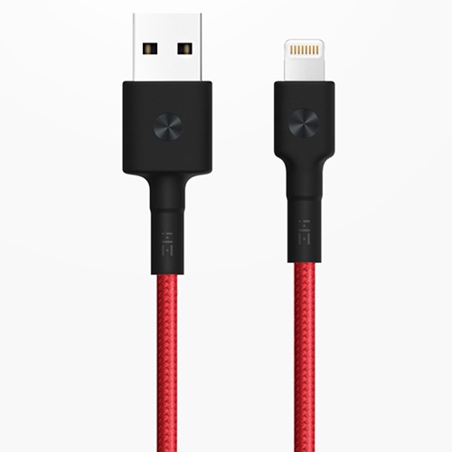 USB кабель ZMI MFi Lightning длина 1,0 метр (Красный)