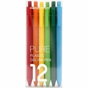 Комплект гелевых ручек Xiaomi Kaco Pure Plastic Gelic Pen, 12 шт. - фото