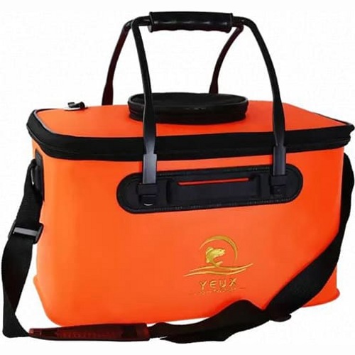 Рыболовное ведро Yeux Outdoor Foldable Fishing Bucket 20 л (Оранжевый)