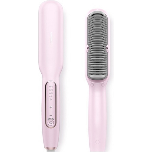 Электрическая расчёска Yueli Anion Straight Hair Comb (HS-528P) (Розовый)