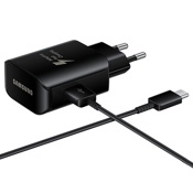 Зарядное устройство для быстрой зарядки Samsung EP-TA300CBEGRU (Черное) - фото