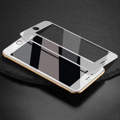 Защитное стекло 10D на экран для iPhone 8 и 7 HD Glass 100% клеющая основа белое