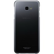 Чехол для Samsung Galaxy J4+ (2018) накладка (бампер) Gradation Cover (Черный) - фото