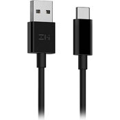 USB кабель ZMI Type-C для зарядки и синхронизации, 5A, 1,0 метр (AL705) Черный - фото